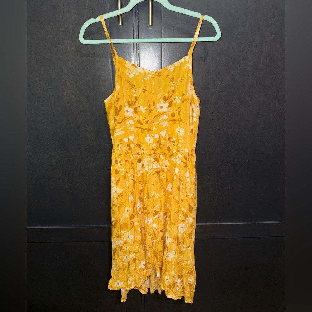 Abercrombie Kids Floral Yellow Sundress